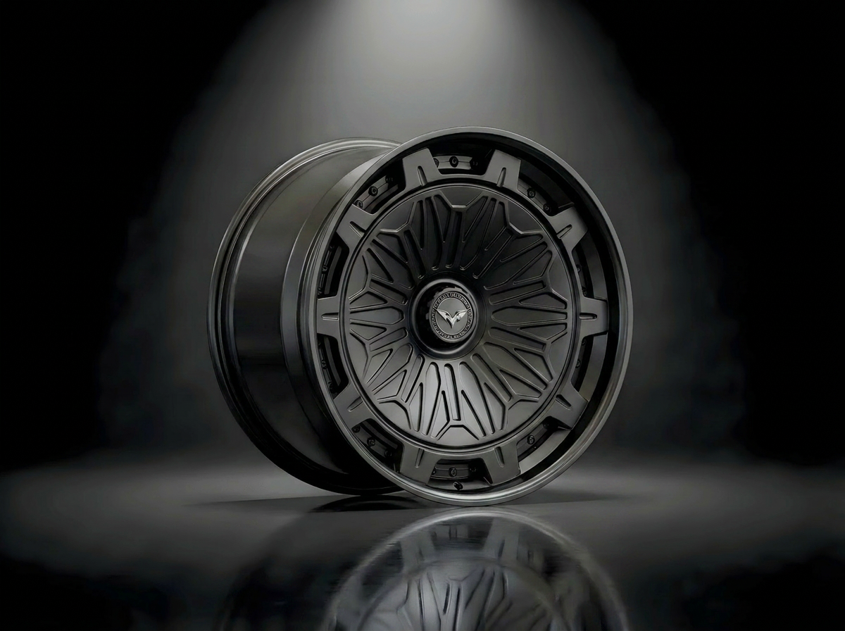MONERO E1GHT - I forged wheel thumbnail 07 — Satin Black Stealth finish