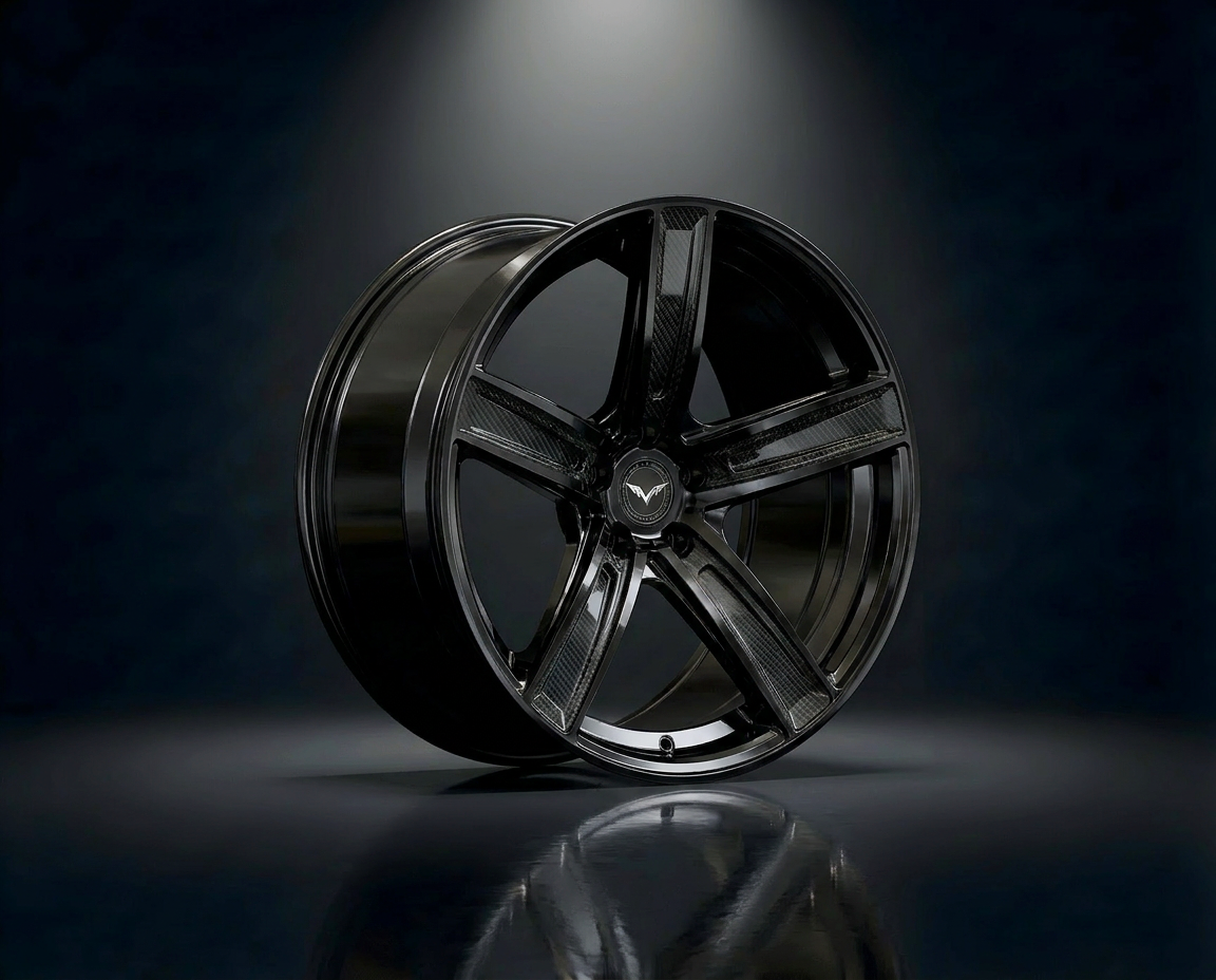 MONERO 10NE - X forged wheel — Gloss Black / Mirror Lip finish