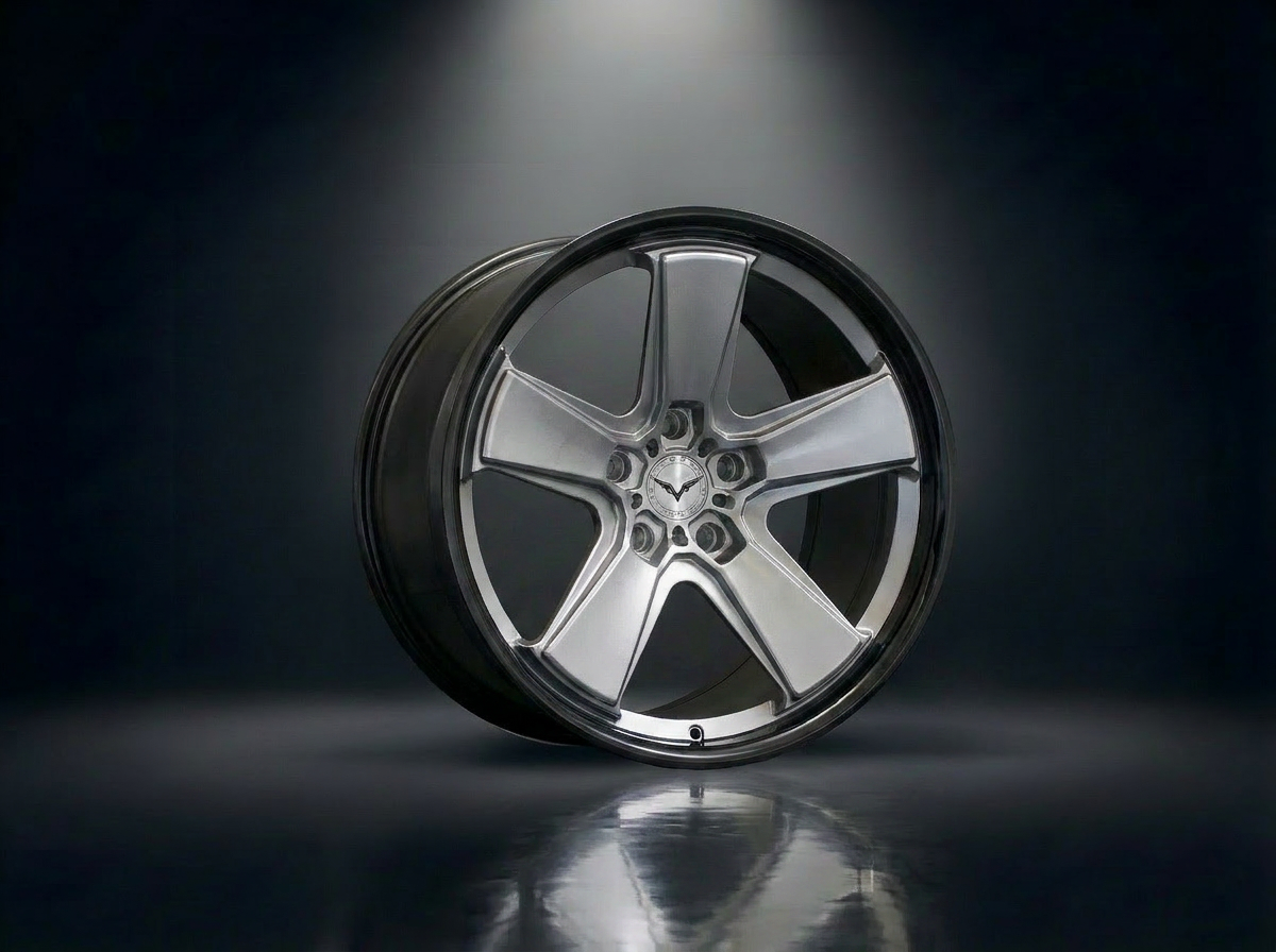MONERO 10NE - III forged wheel — Silver / Black Barrel finish