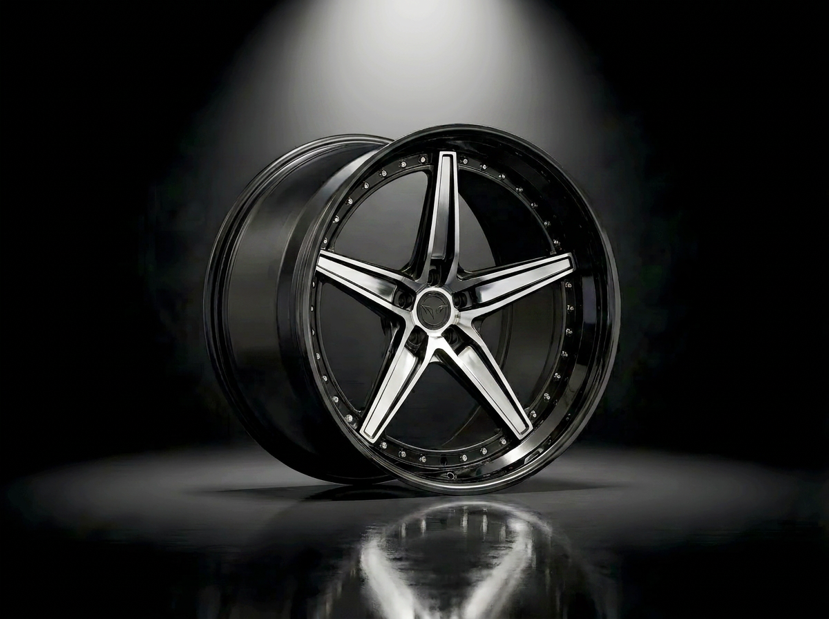 MONERO 10NE - XVI forged wheel — Gloss Black / Machined Face finish