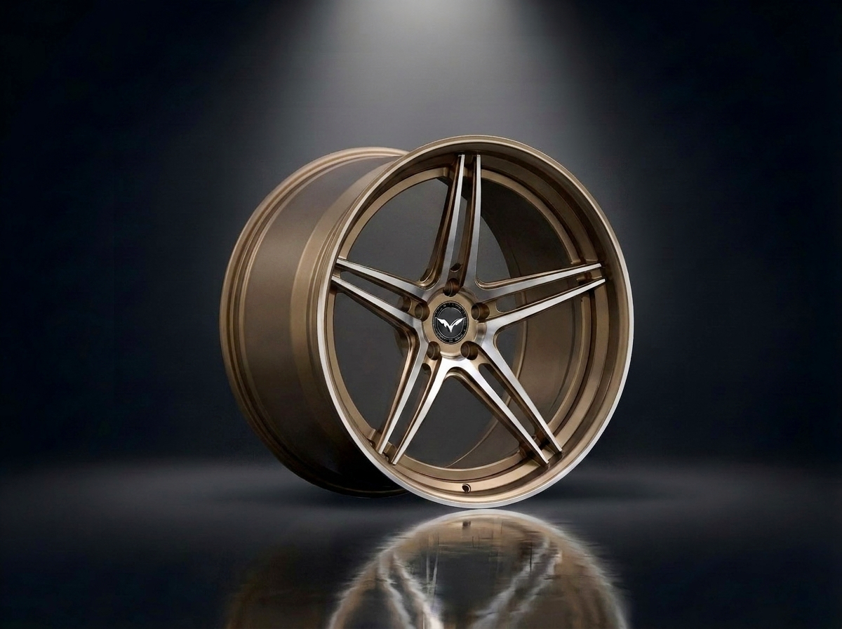 MONERO 10NE - XV forged wheel — Satin Bronze / Machined Face finish