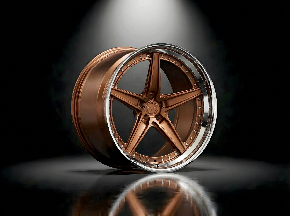 MONERO 10NE - XVI forged wheel — Copper Bronze / Chrome Lip finish