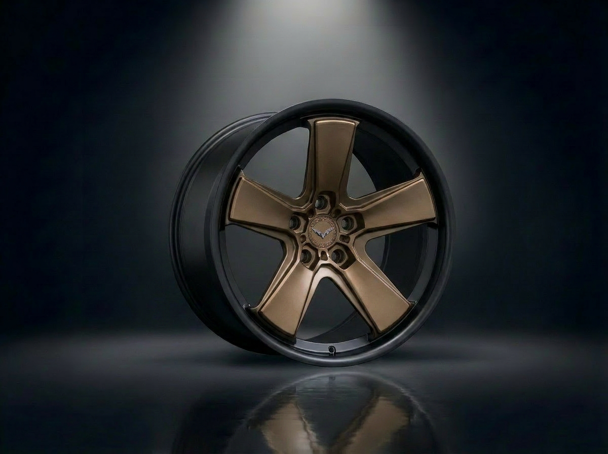 MONERO 10NE - III forged wheel — Satin Bronze / Black Barrel finish