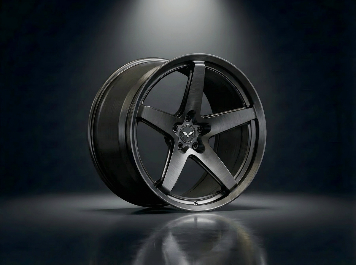 MONERO 10NE - XIV forged wheel — Tinted Black / Brushed Face finish