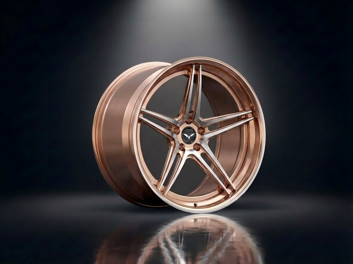 MONERO 10NE - XV forged wheel — Polished Rose Gold finish