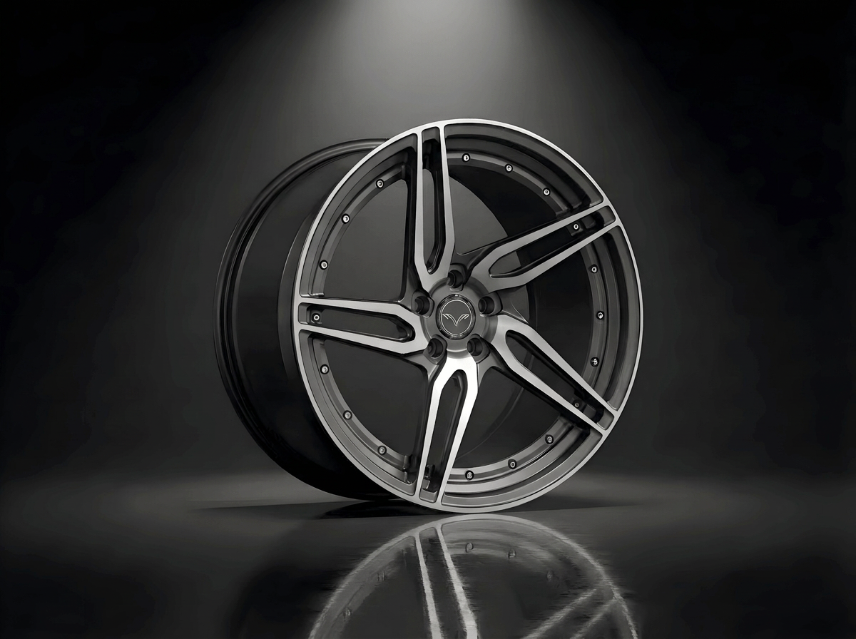 MONERO 10NE - XVII forged wheel — Graphite / Machined Face finish