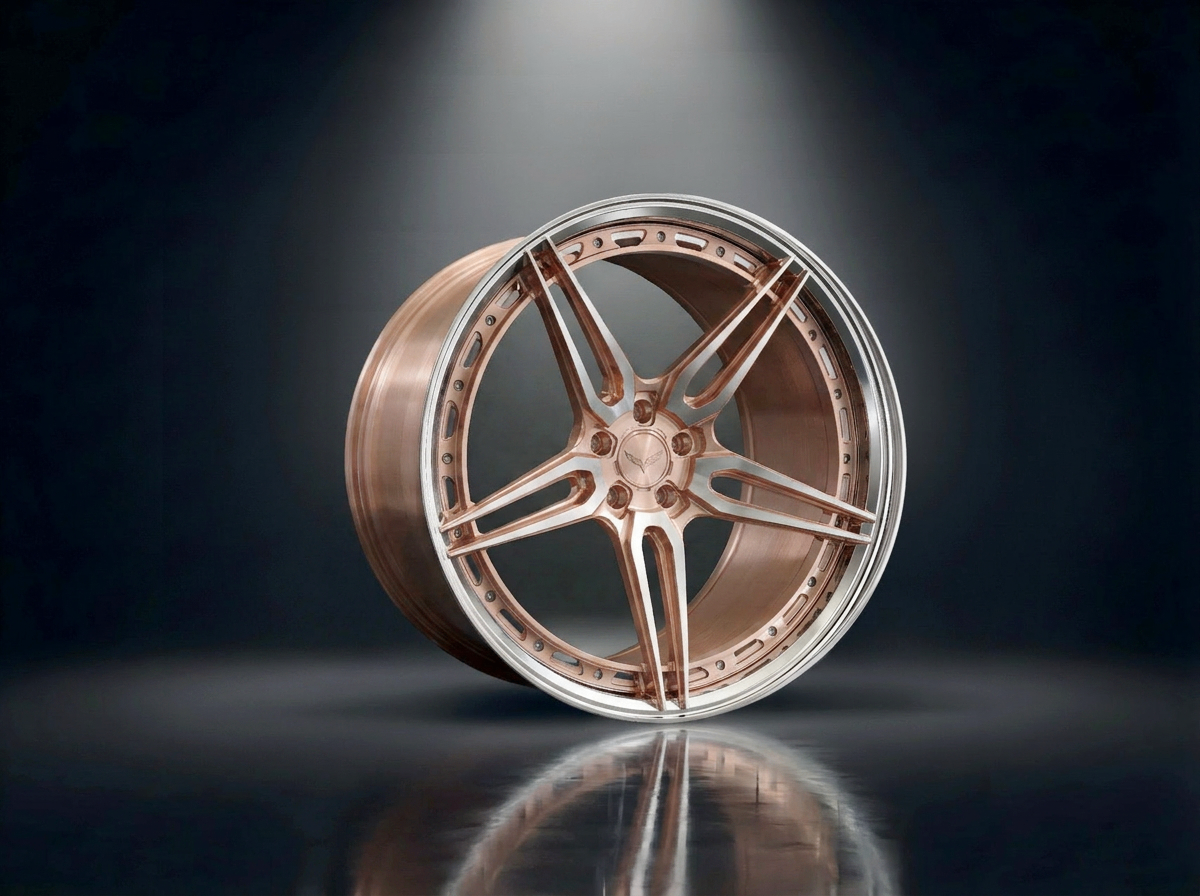 MONERO 10NE - XIII forged wheel — Rose Bronze / Bright Cut finish