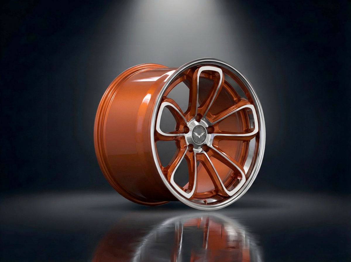 MONERO 2TW0 - I forged wheel — Burnt Orange / Polished Lip finish