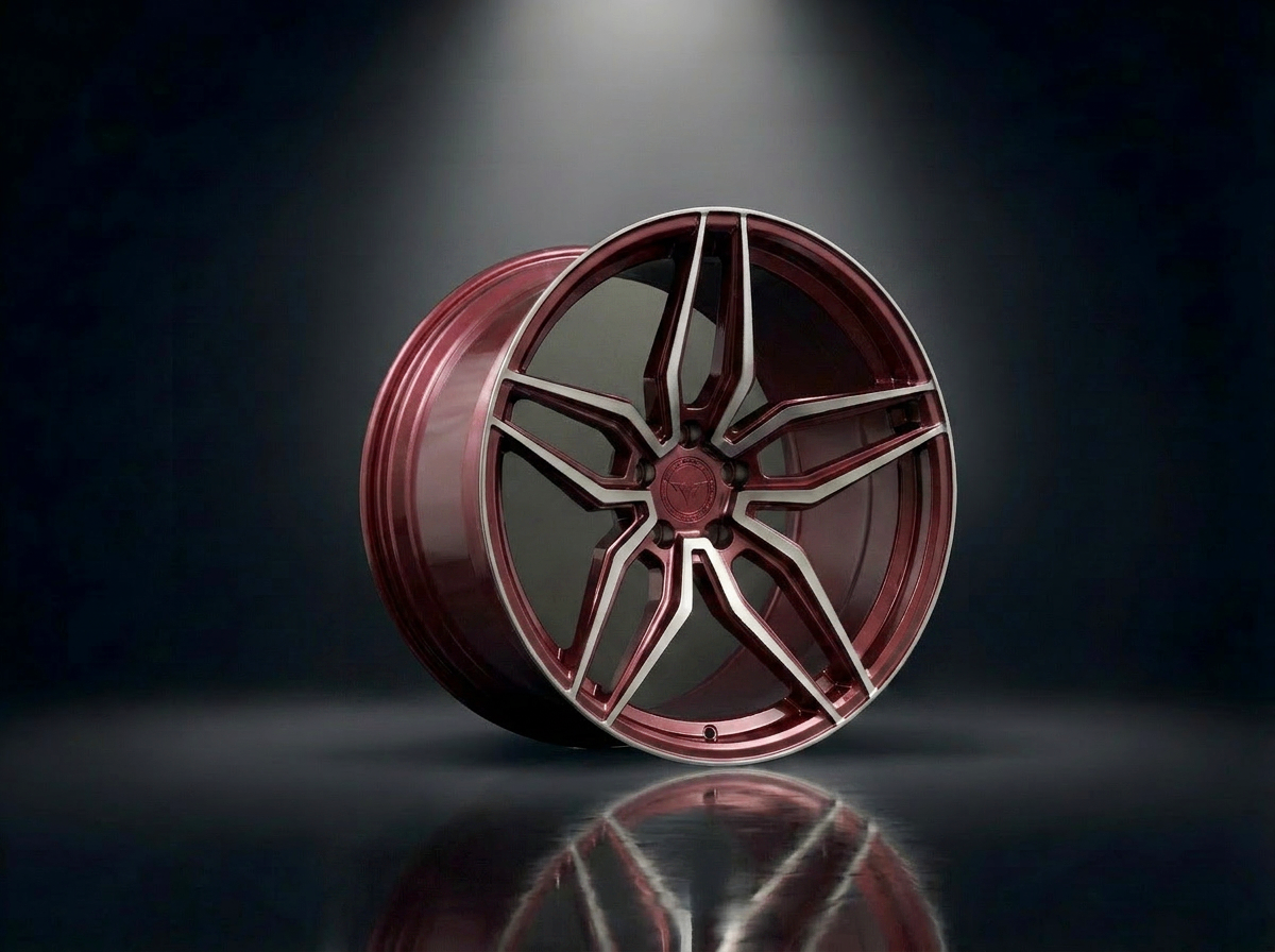 MONERO 10NE - XI forged wheel — Burgundy Red finish
