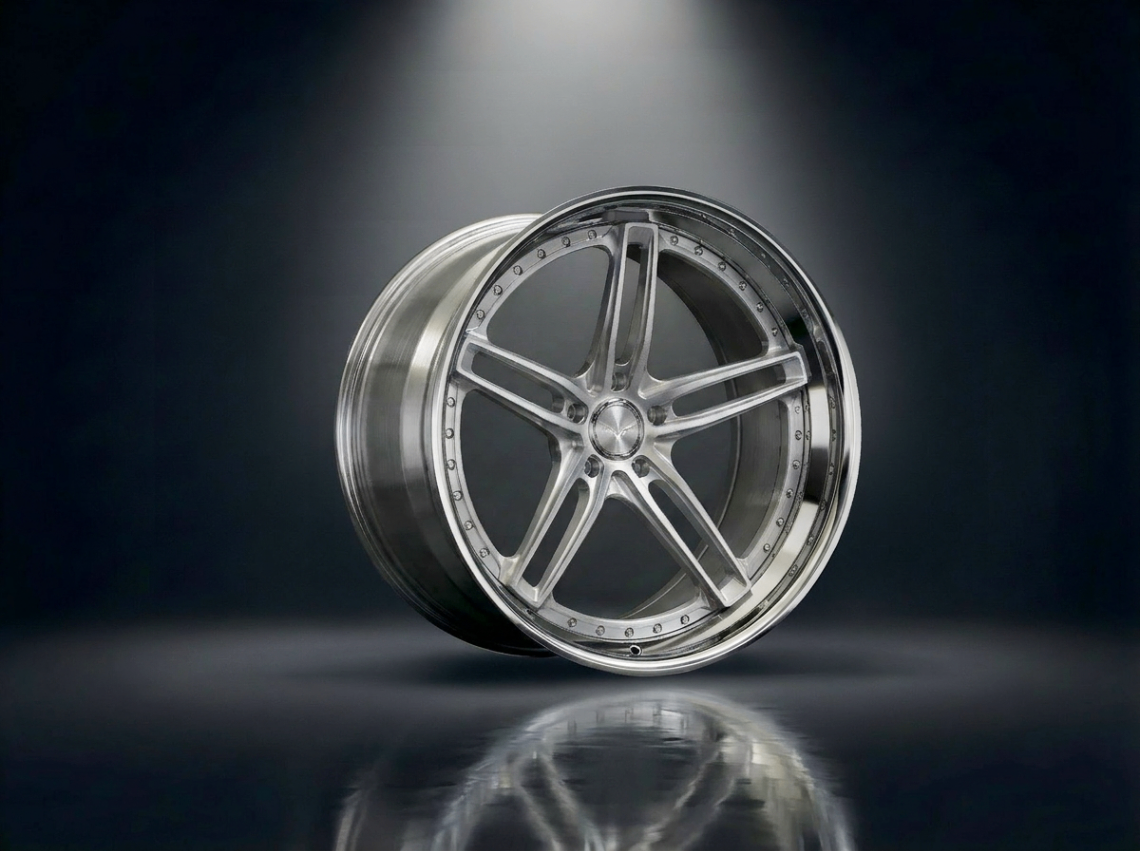 MONERO 10NE - VII forged wheel — Polished Silver finish