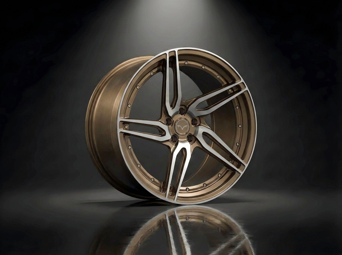MONERO 10NE - XVII forged wheel — Brushed Bronze / Machined Face finish