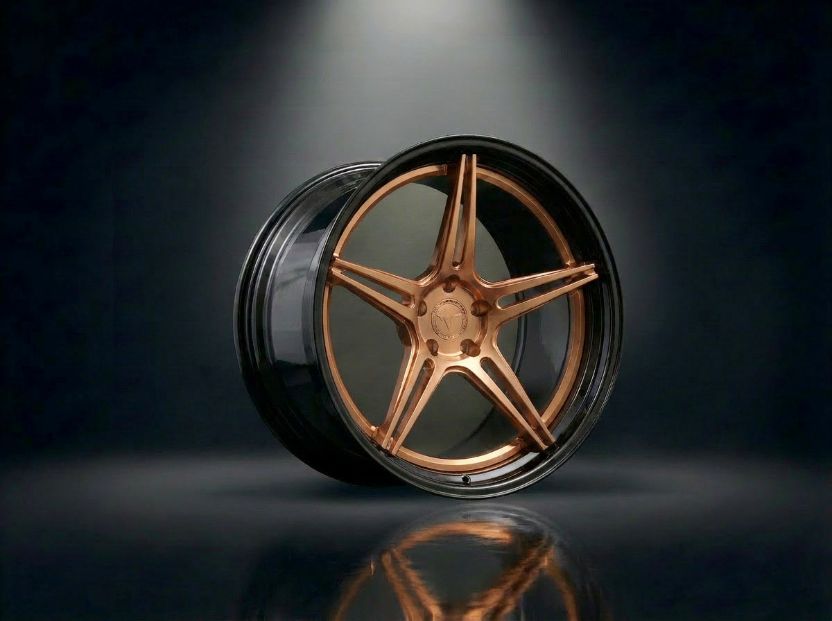 MONERO 10NE - IX forged wheel — Burnished Copper / Satin Black Lip finish