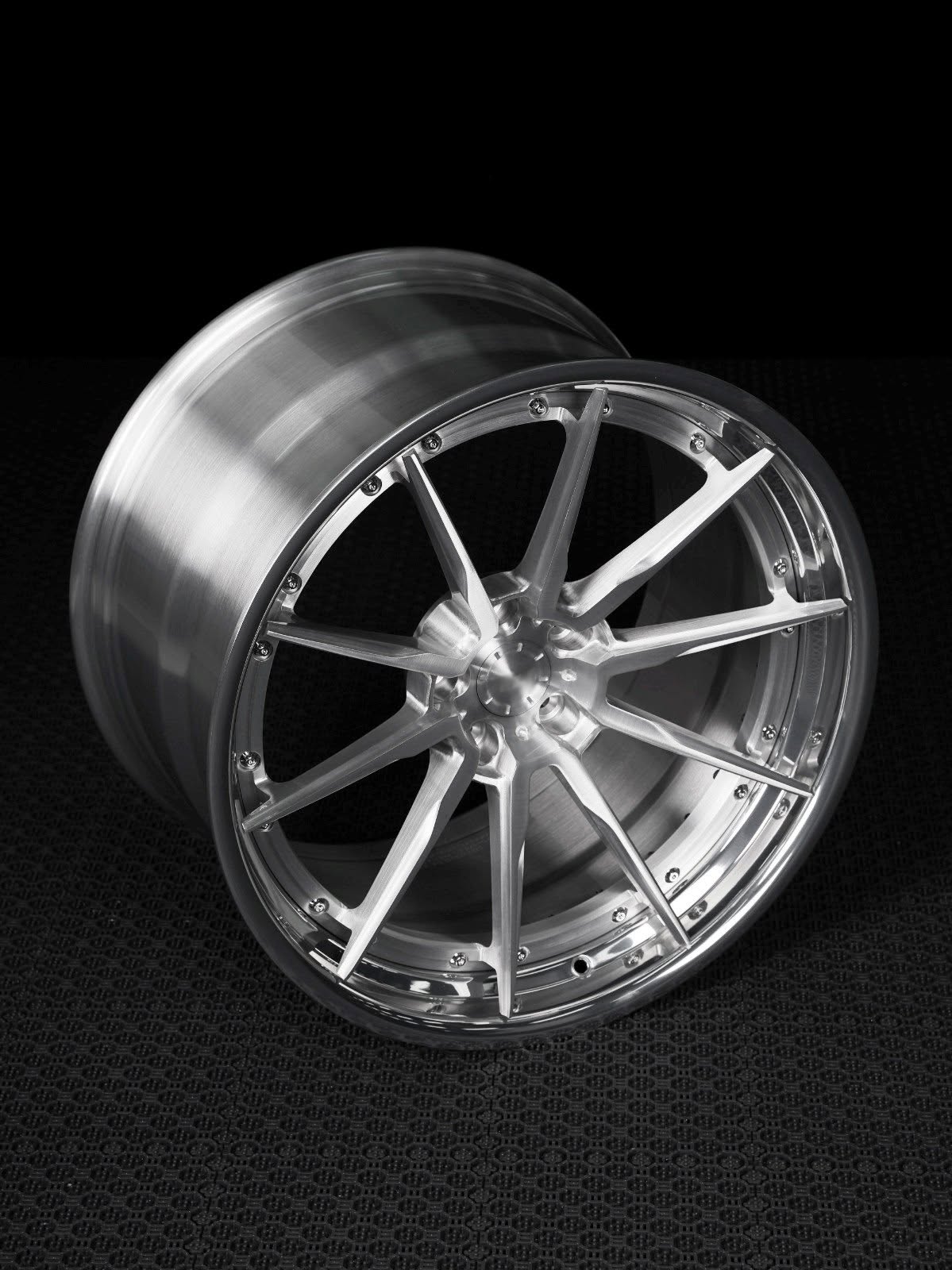 Split Spoke Brushed forged wheel