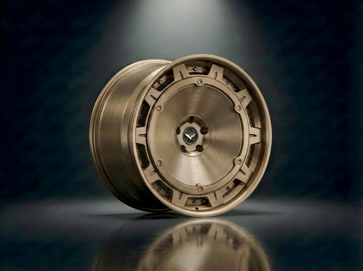 MONERO E1GHT - XVII forged wheel — Brushed Gold finish