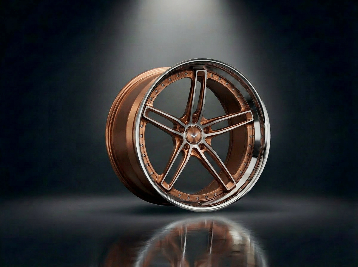 MONERO 10NE - VII forged wheel — Rose Bronze / Mirror Lip finish