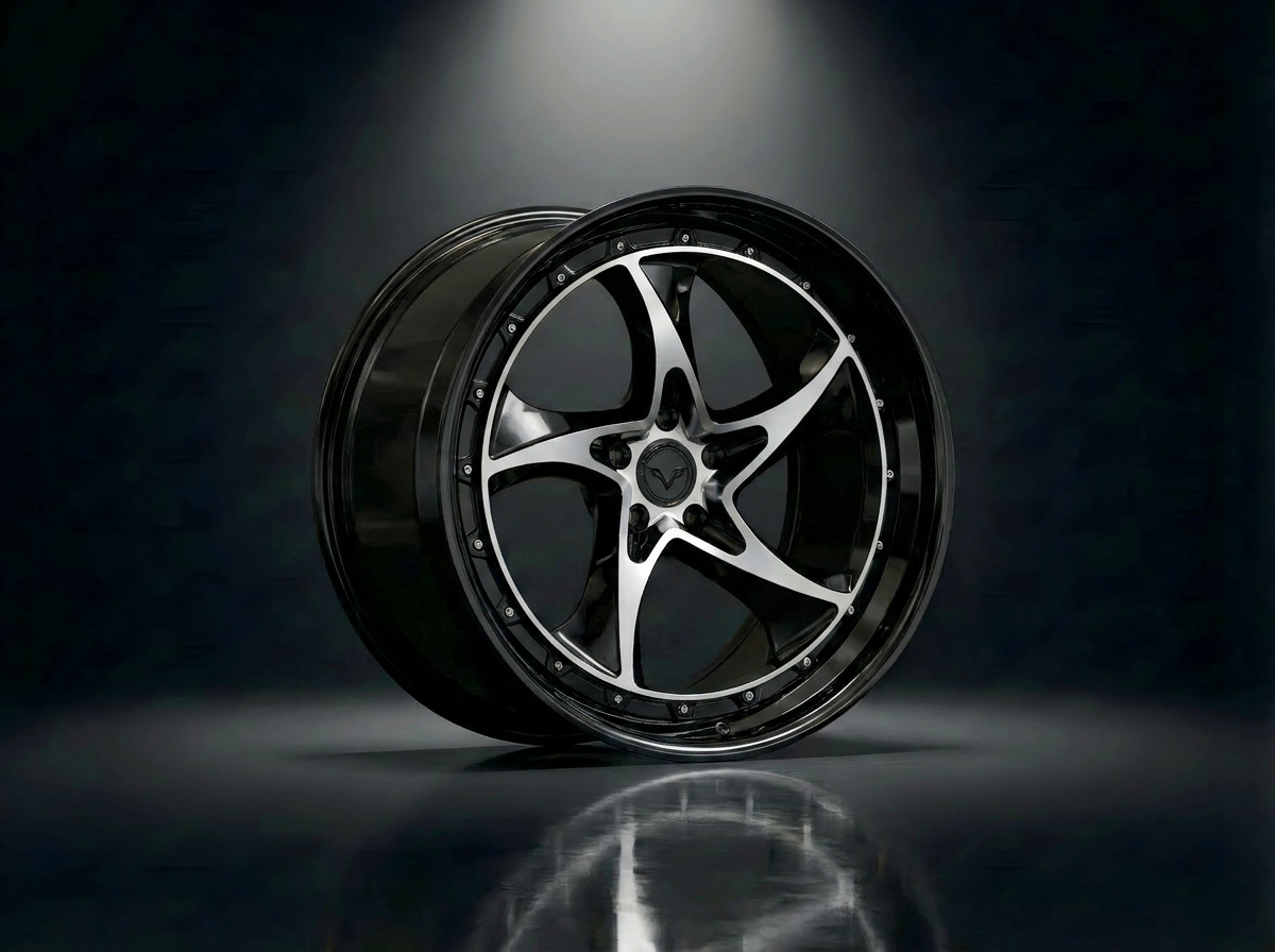 MONERO 10NE - XII forged wheel — Gloss Black / Machined Face finish