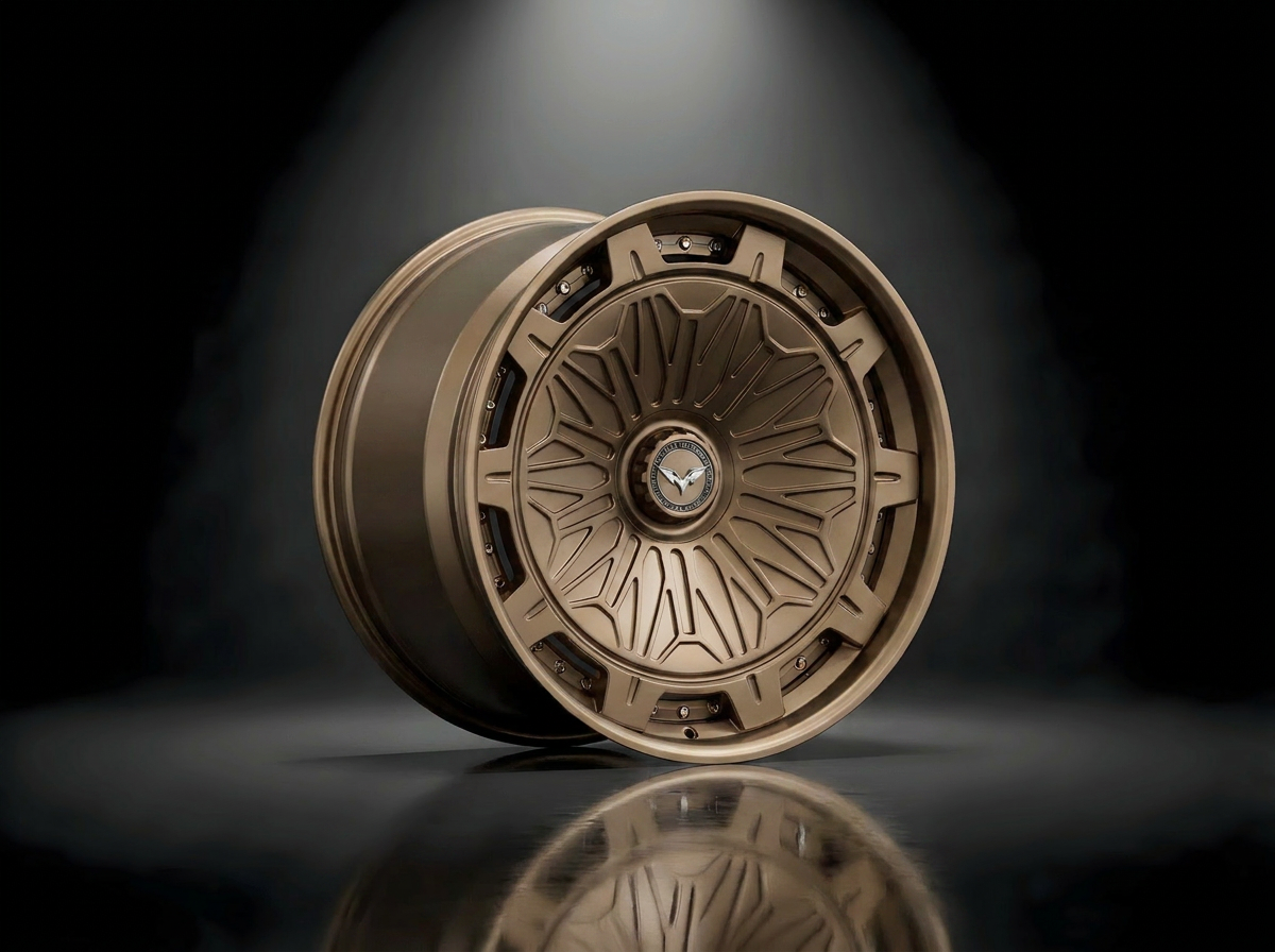 MONERO E1GHT - I forged wheel in Matte Bronze finish — bespoke variant 03