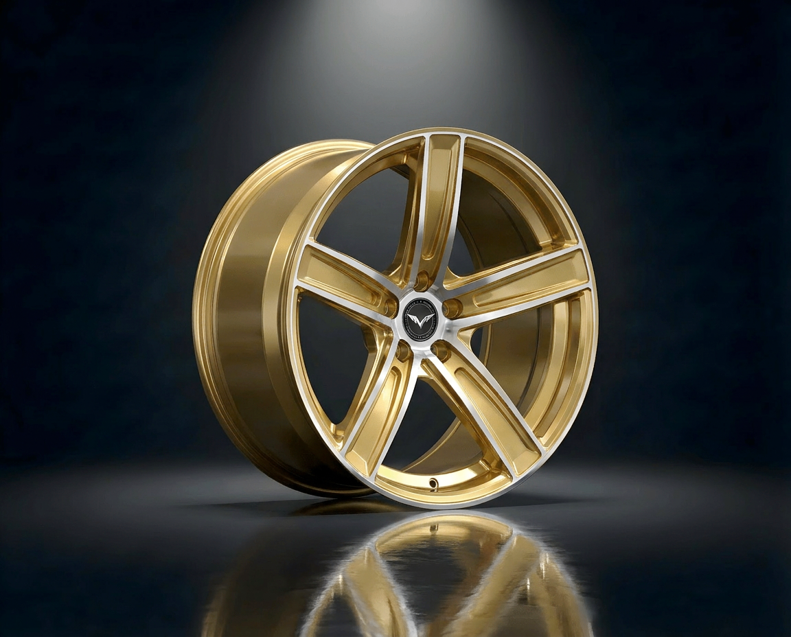MONERO 10NE - X forged wheel — Brushed Gold finish