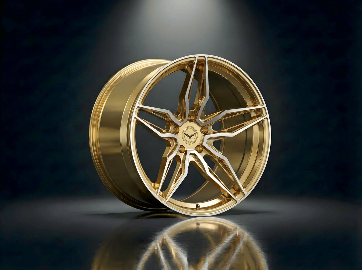 MONERO 10NE - VI forged wheel in champagne gold