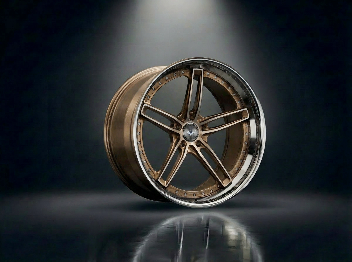 MONERO 10NE - VII forged wheel — Champagne Bronze / Mirror Lip finish
