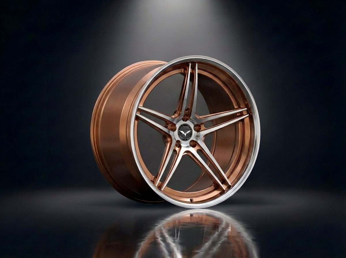 MONERO 10NE - XV forged wheel — Polished Rose Gold finish