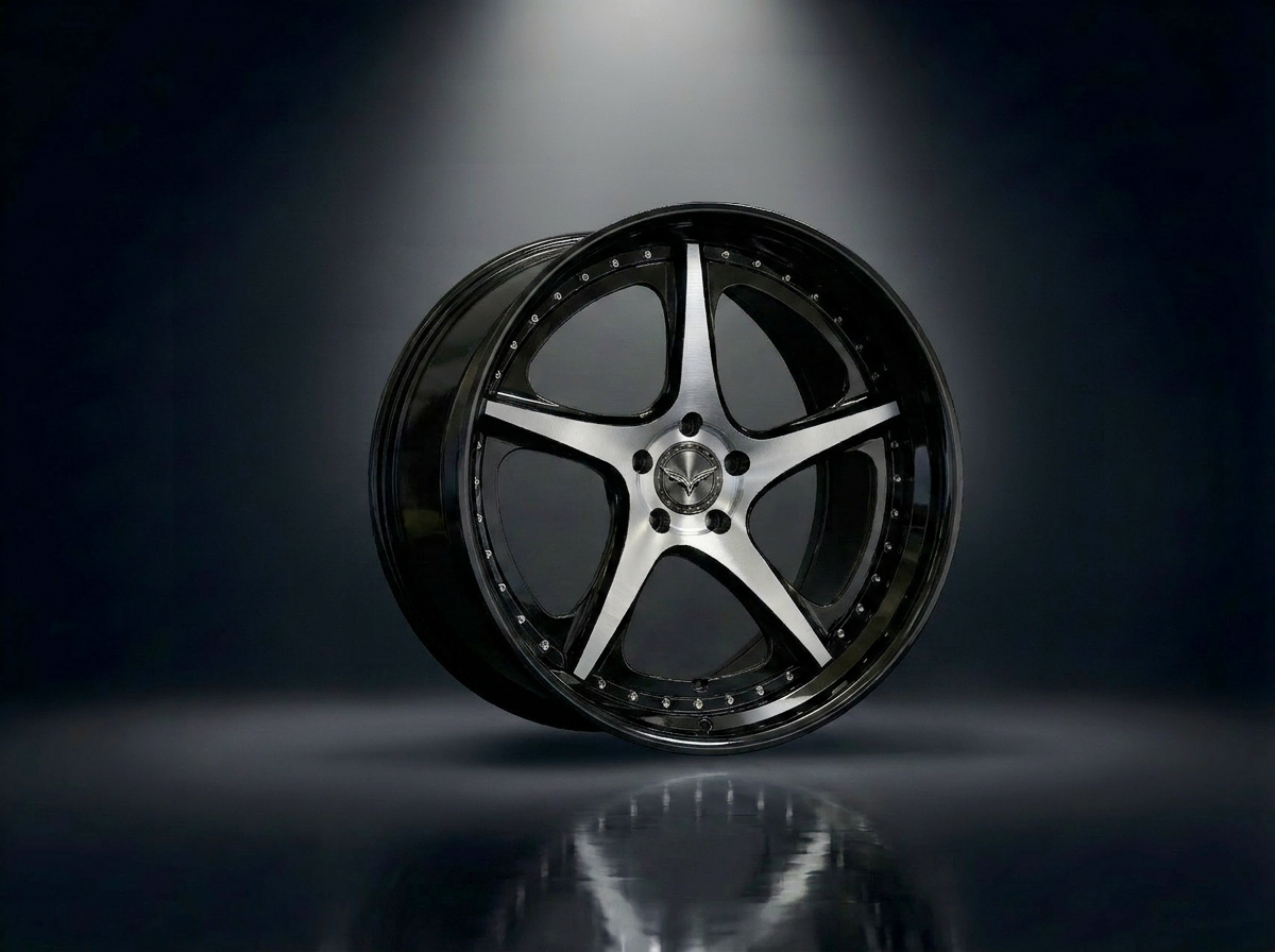 MONERO 10NE - V forged wheel — Gloss Black / Machined Face finish