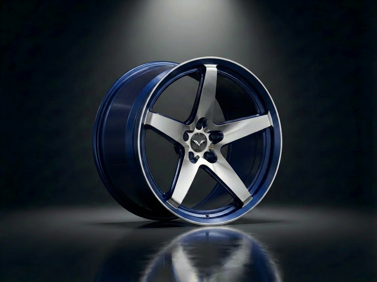 MONERO 10NE - XIV forged wheel — Midnight Blue / Bright Face finish