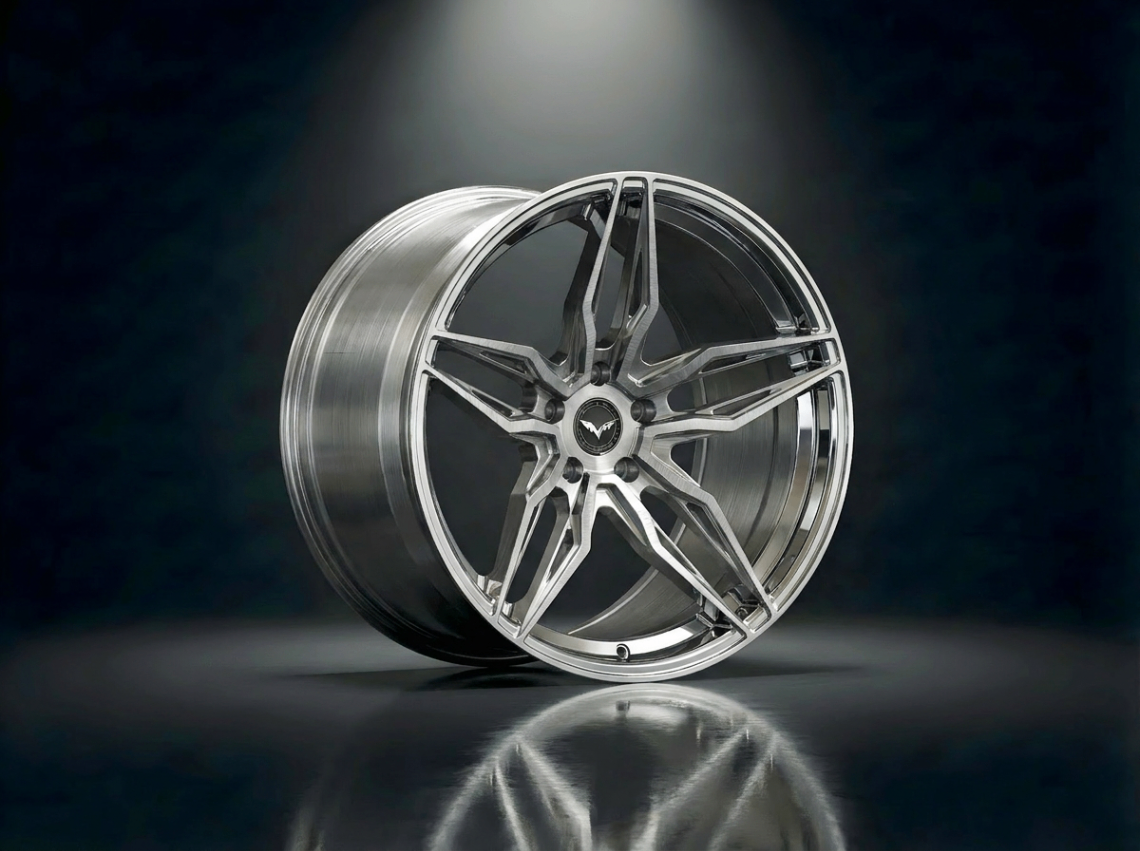 MONERO 10NE - VI bespoke finish in machined silver