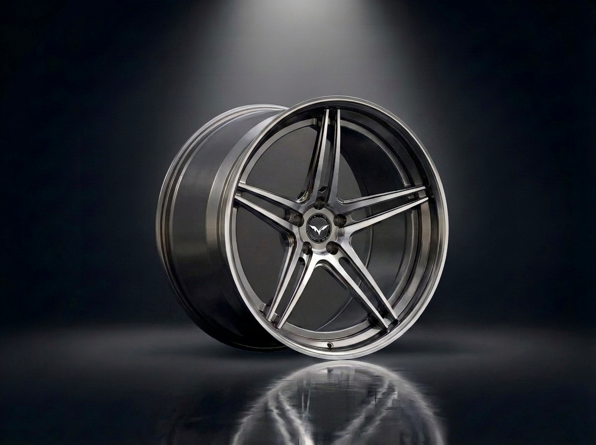 MONERO 10NE - XV forged wheel — Smoked Chrome / Machined Face finish