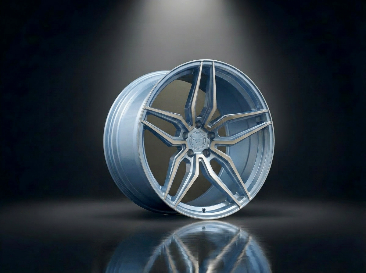 MONERO 10NE - XI forged wheel — Ice Silver / Mirror Lip finish