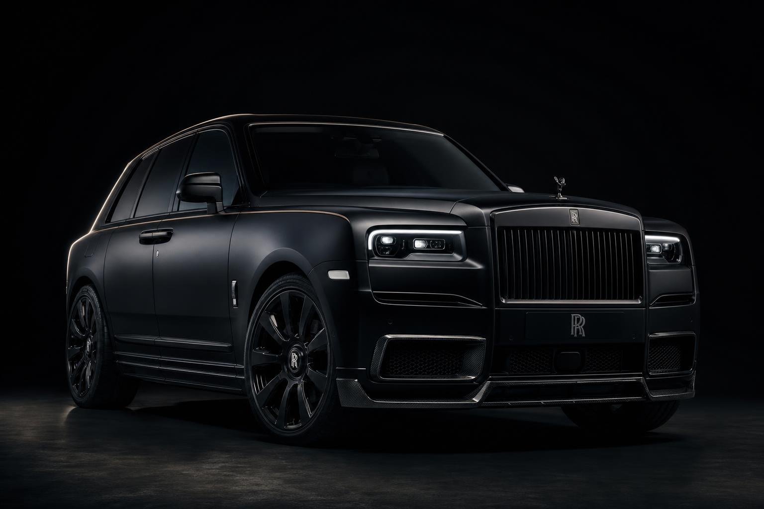 Rolls-Royce Black Badge Cullinan with Monero carbon body kit