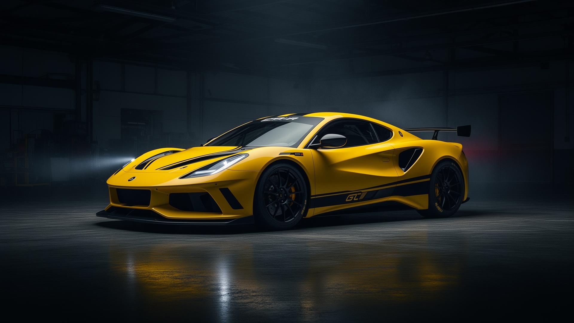 Lotus with Monero carbon body kit