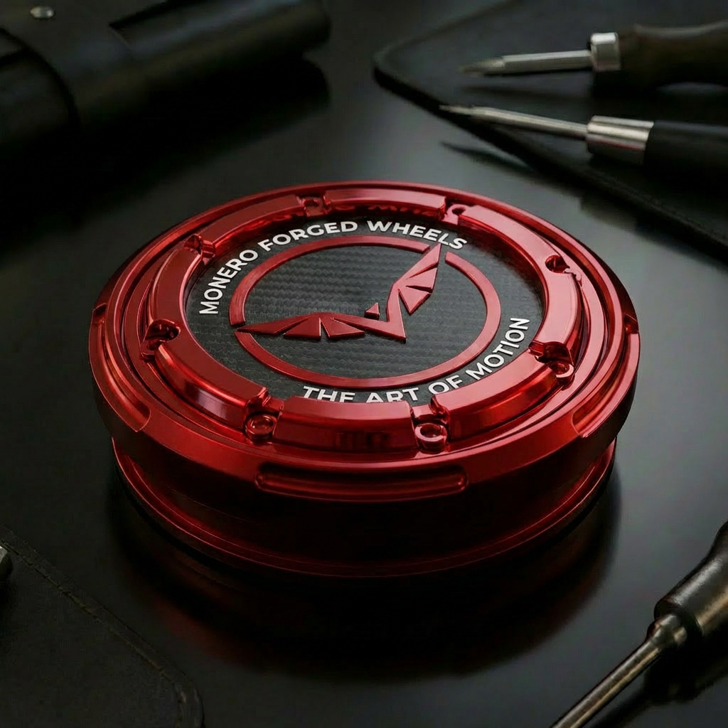 Crimson Carbon Ring