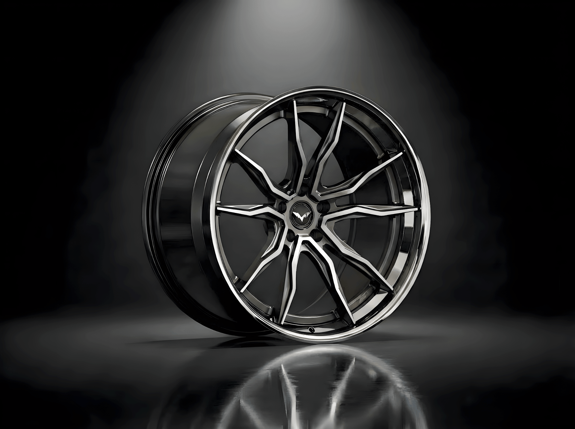2TW0 - XIV — Classic 5-Spoke Hyper Black