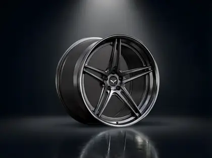 10NE - XV — Split-Star Black Chrome