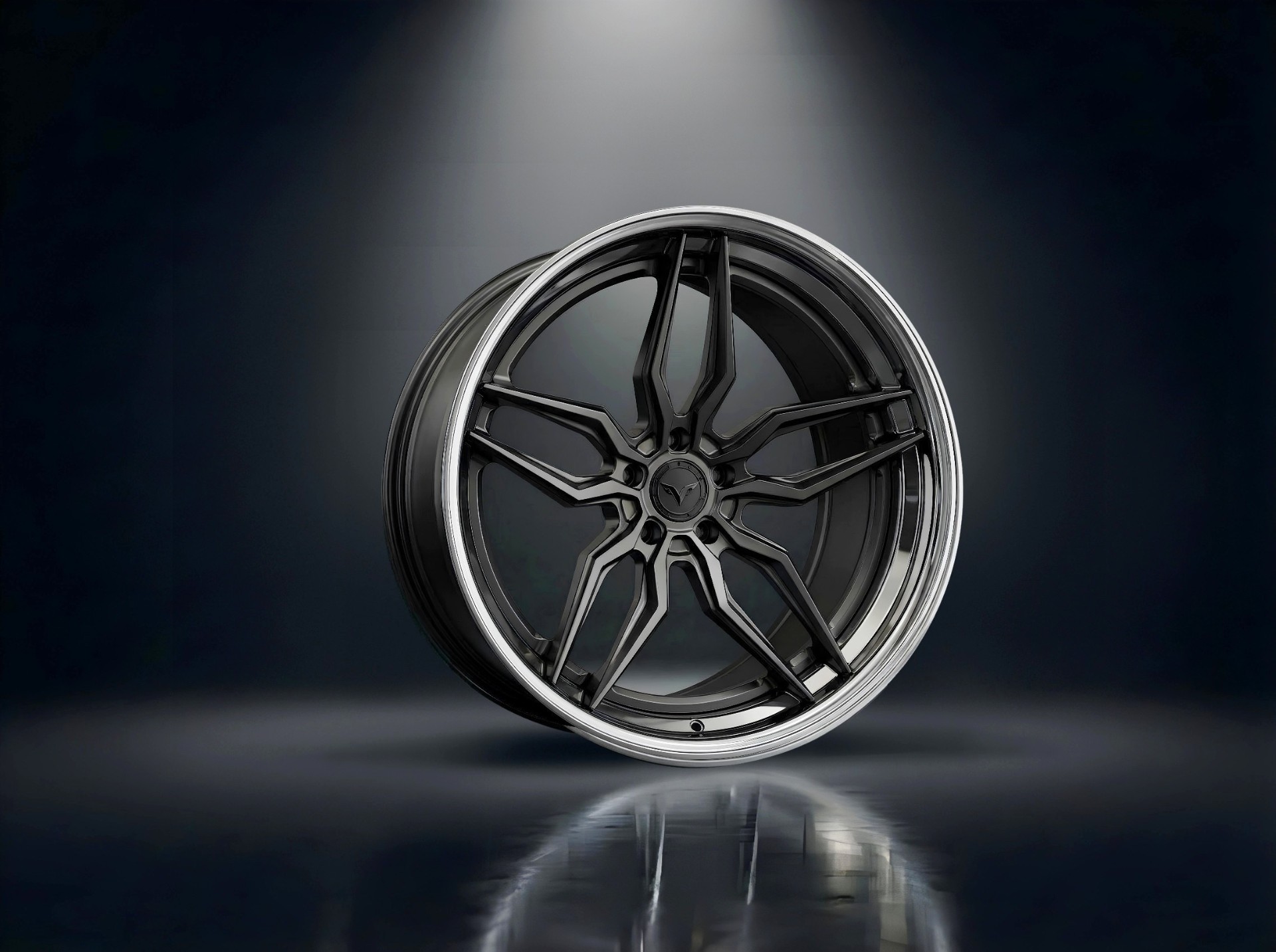 2TW0 - XIX — Brushed Silver 6-Spoke