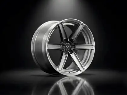 10NE - XIX — Brushed Silver 6-Spoke