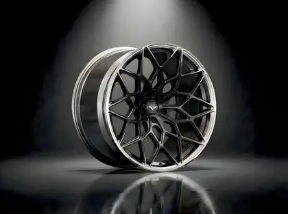 4F0UR - XXIII — Honeycomb Facet Black Chrome