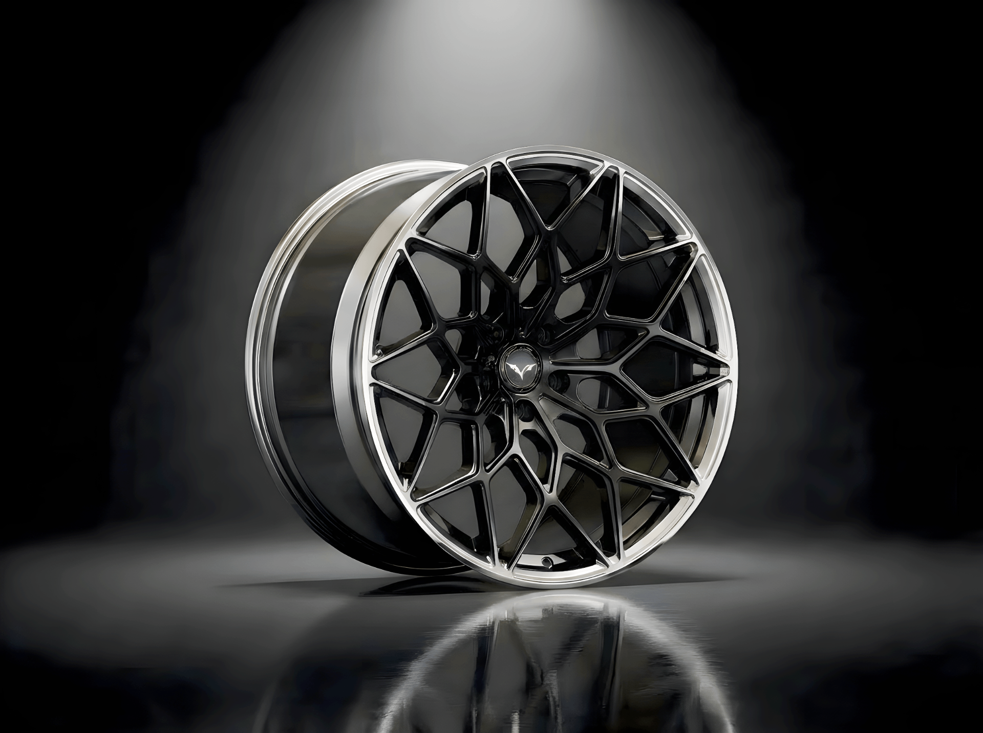 4F0UR - XXIII — Honeycomb Facet Black Chrome