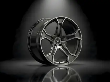 10NE - XXV — Hyper Black Split 5-Spoke