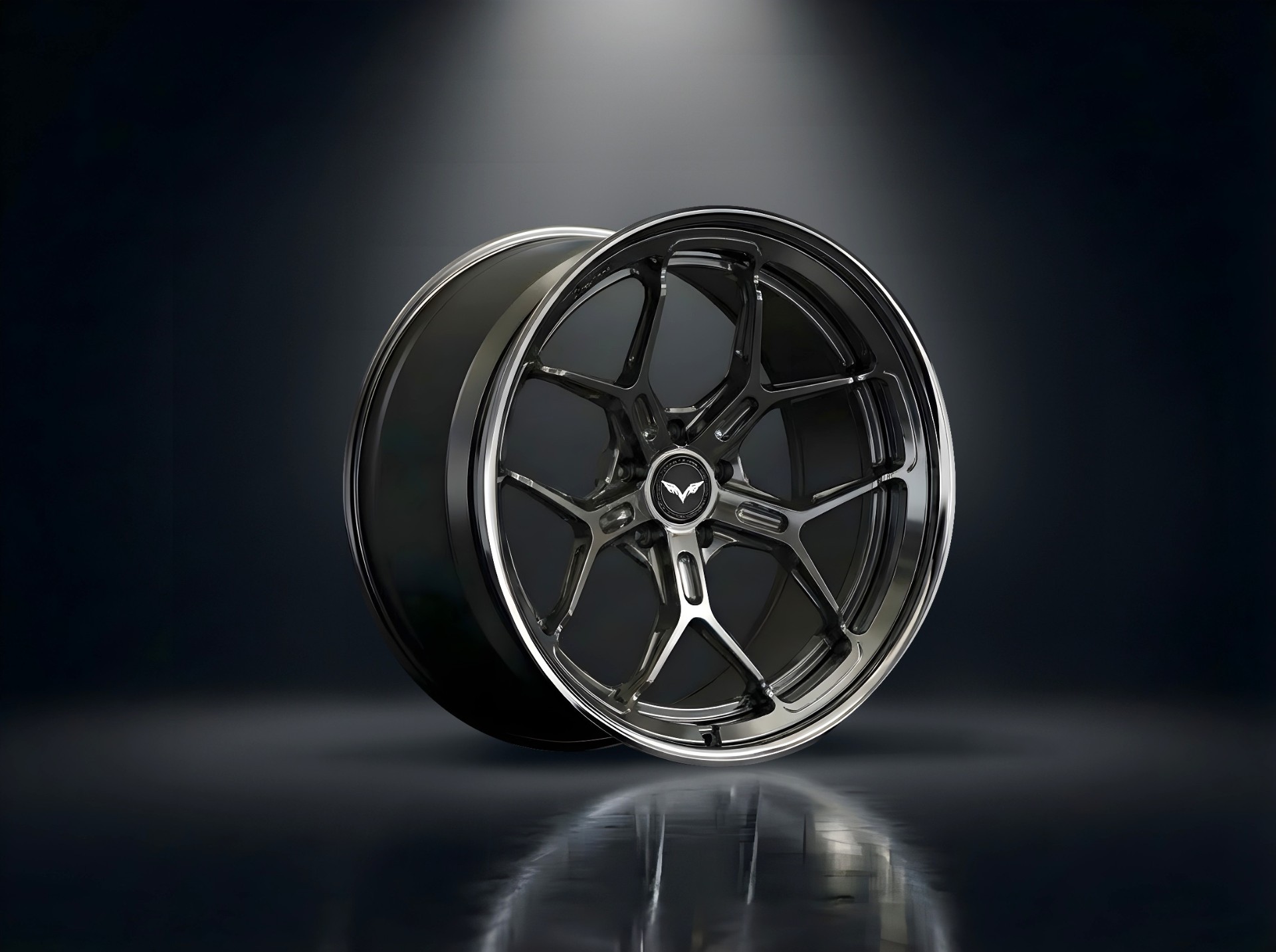 2TW0 - XXX — Brushed Titanium Concave