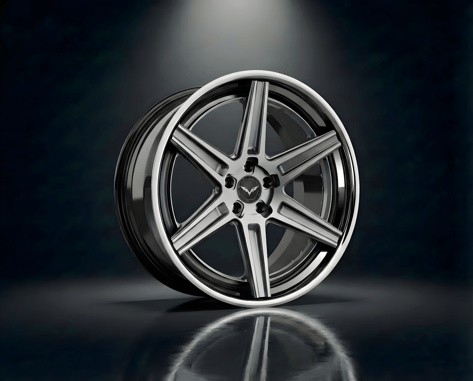 4F0UR - VI — 6-Spoke Concave Smoked