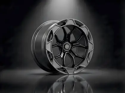 E1GHT - XXIV — Gunmetal Hex Cage Concave