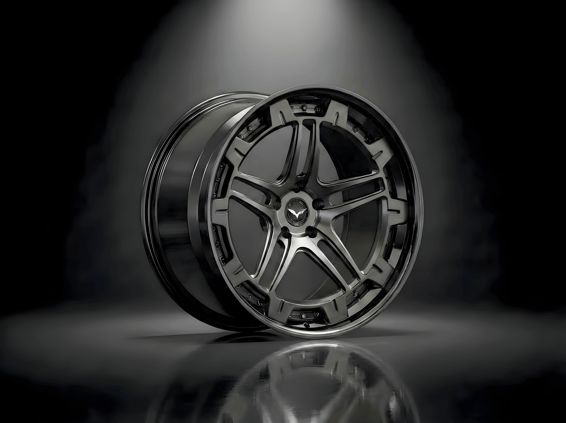 E1GHT - XXVIII — Brushed Graphite Split-Five / Cage Lip