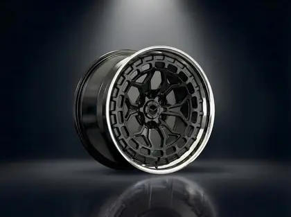 E1GHT - XXXVIII — Black Chrome Spider / Polished Lip