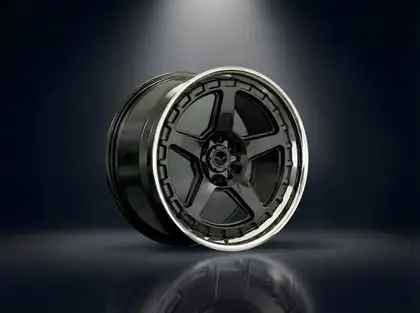 E1GHT - XL — Black Chrome Five-Star / Polished Lip