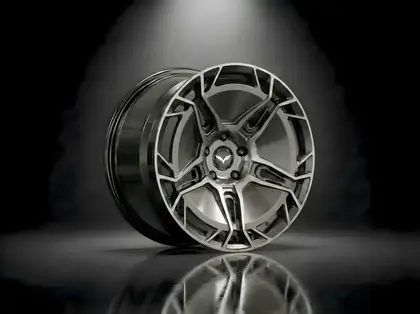 E1GHT - XLII — Brushed Titanium Y-Spoke