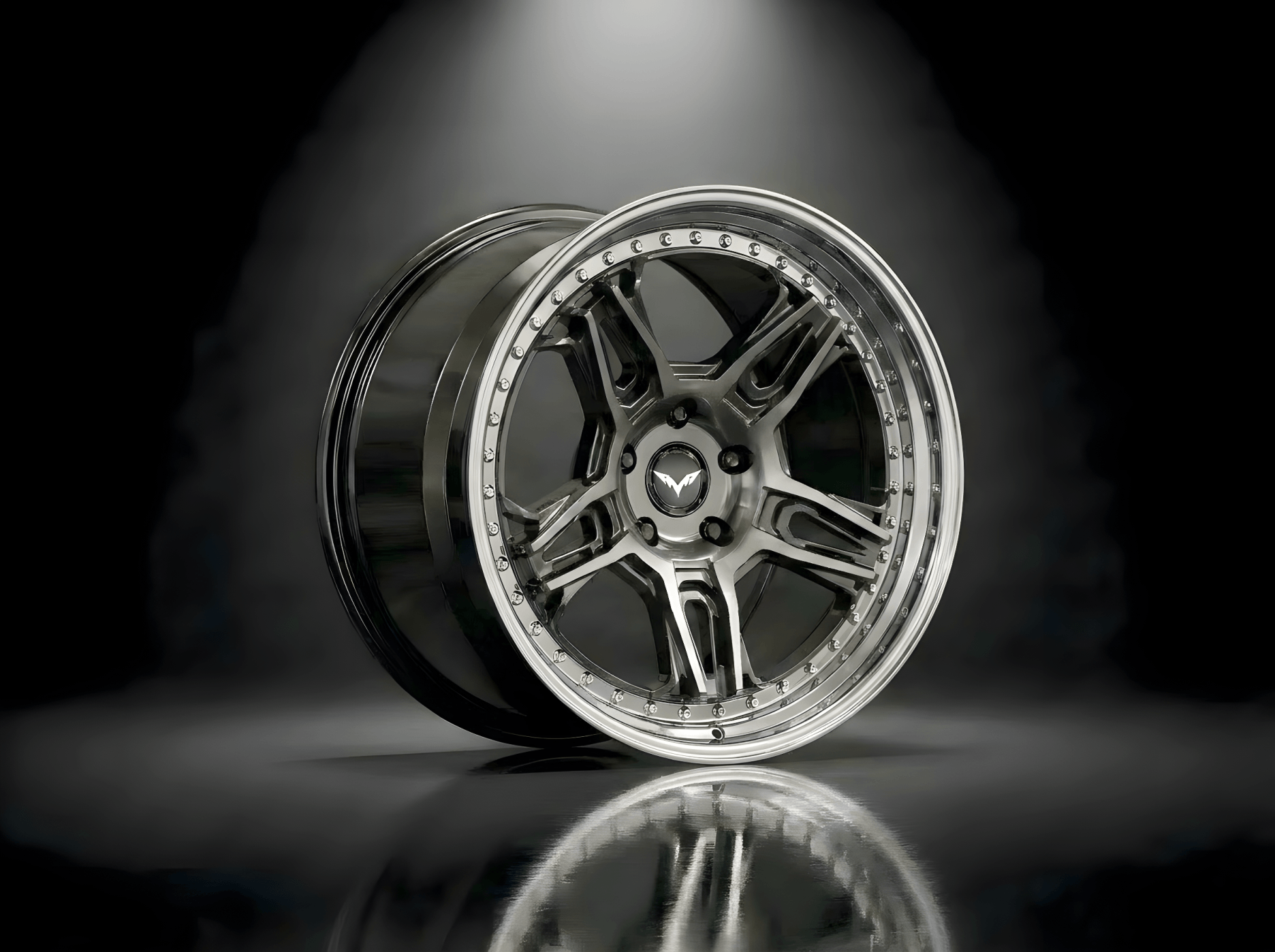 E1GHT - XLIII — Polished Split-Six / Riveted Lip