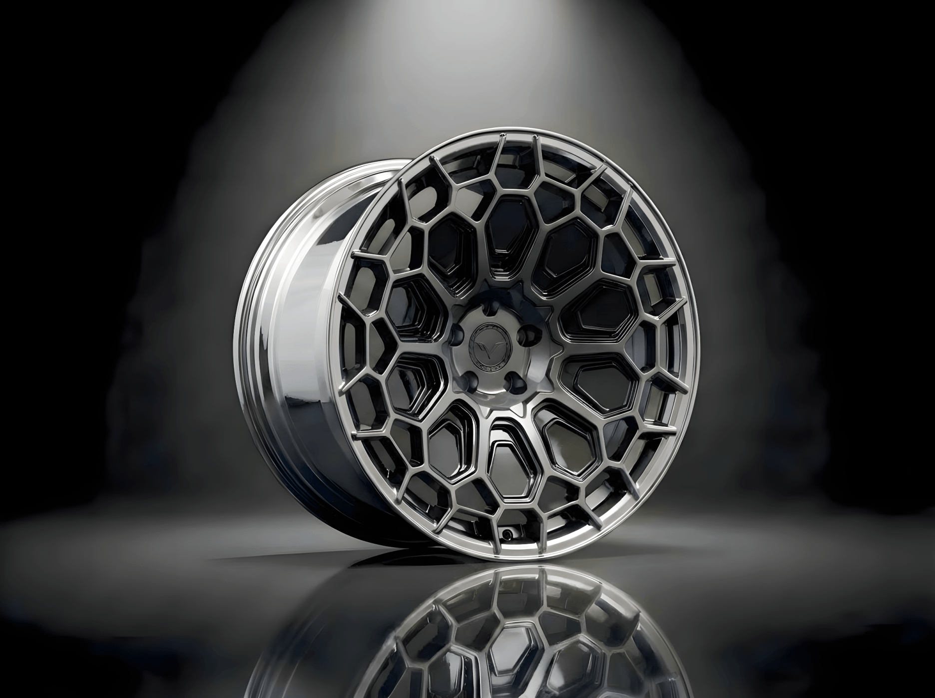 E1GHT - V — Brushed Platinum Mesh