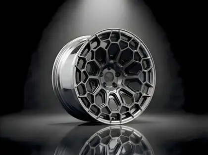 E1GHT - V — Brushed Platinum Mesh